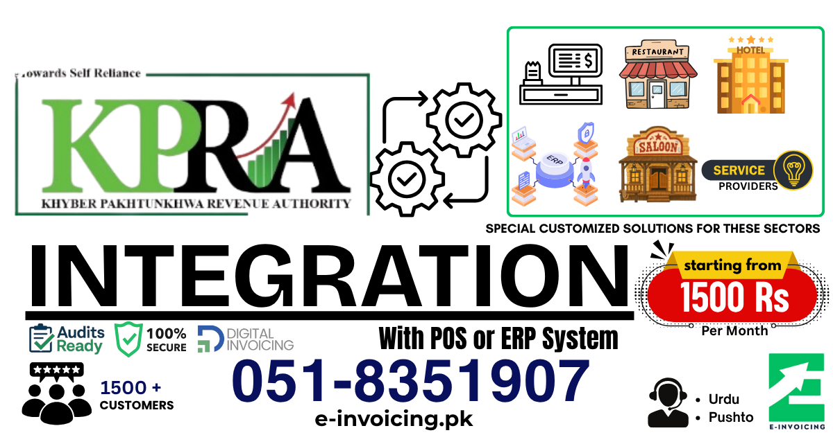 KPRA POS Integration - Khyber Pakhtunkhwa Revenue Authority